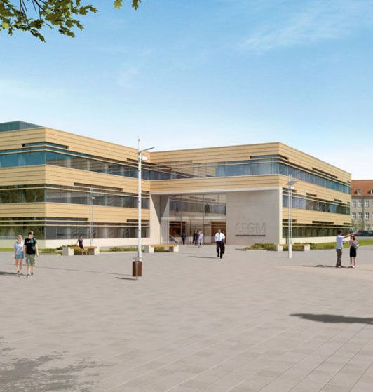 Neubau Center f. Funktional Genomics of Microbes, Uni Greifswald